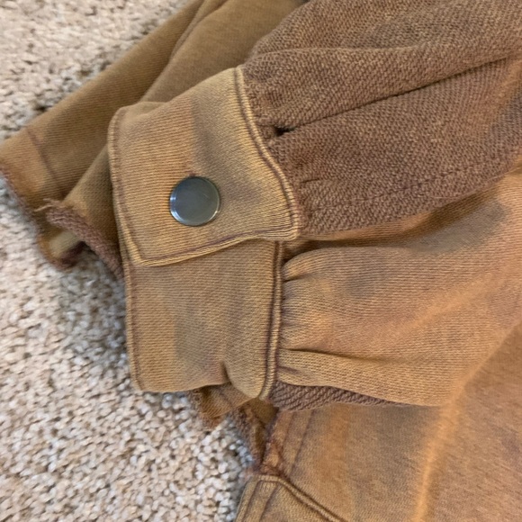 POL Brown-on-Brown Utility Jacket Size L - Picture 5 of 6